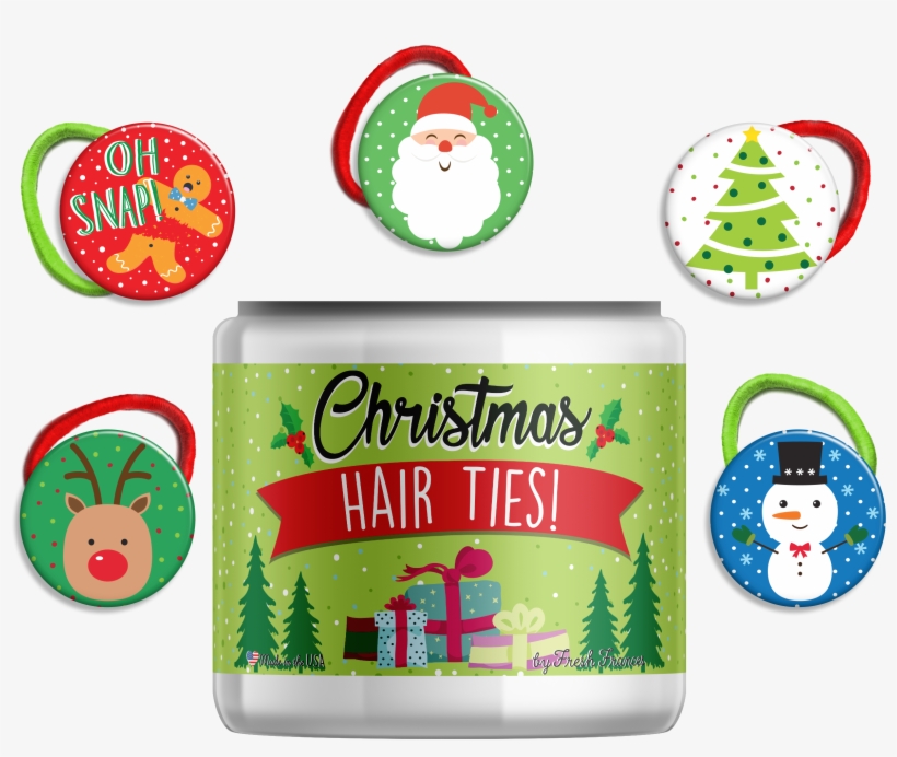 Christmas Hairties With Jar V=1504626414 - Christmas Day, transparent png download