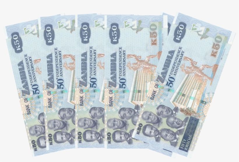 Ddacc - Billets De Banque Zambie Pk 53 - 50 Kwachas, transparent png download
