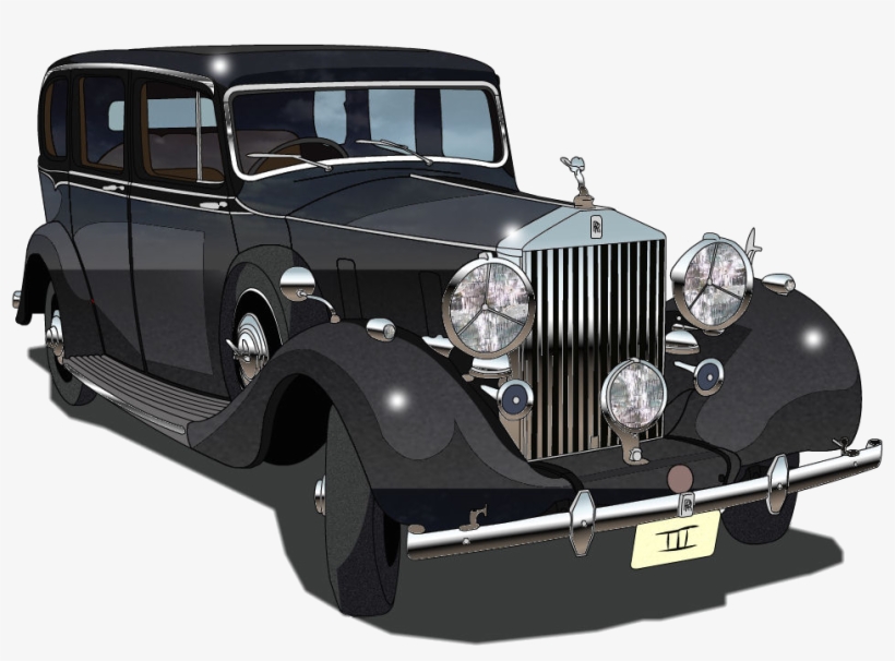 Rolls Royce Phantom Iii 1936 Transparent - Rolls Royce Phantom 1936, transparent png download