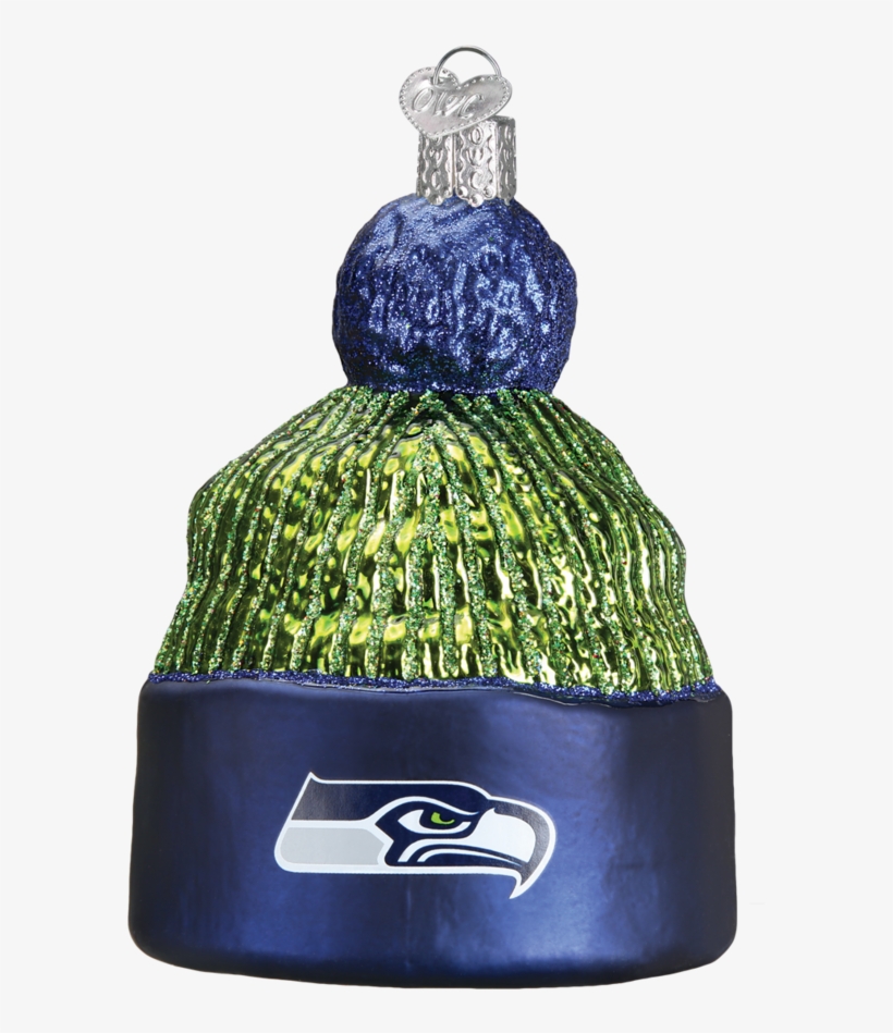 Seattle Seahawks Beanie 72914 Old World Christmas Ornament, transparent png download