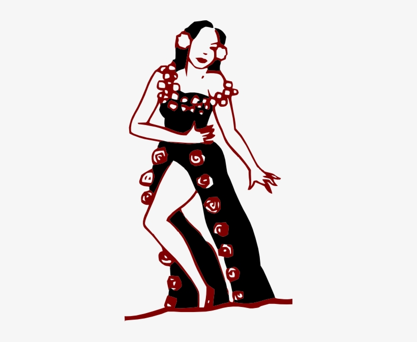 Flamenco Spanish Dancer Svg Clip Arts 330 X 593 Px, transparent png download