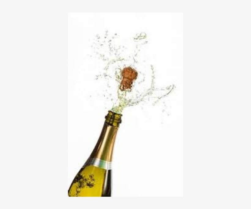 Zoom Images - Garrafa De Champanhe Estourando, transparent png download
