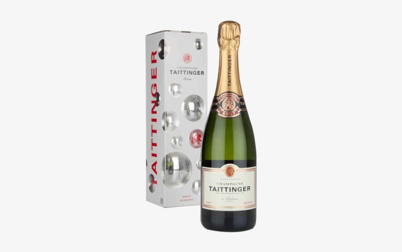 Taittinger Brut Res - Taittinger Brut Reserve Champagne / Gift Box, transparent png download