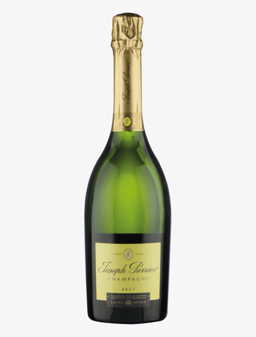 Joseph Perrier Cuvée Royale Brut - Glass Bottle, transparent png download