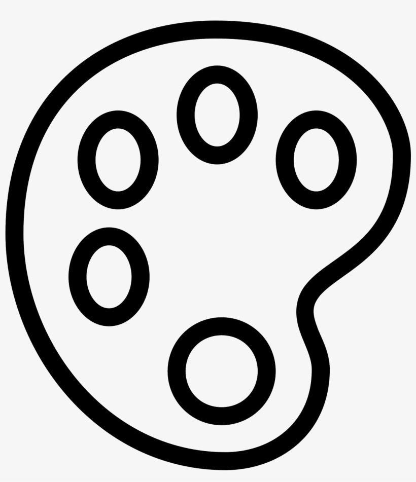 Paint Palette Png - Palette, transparent png download