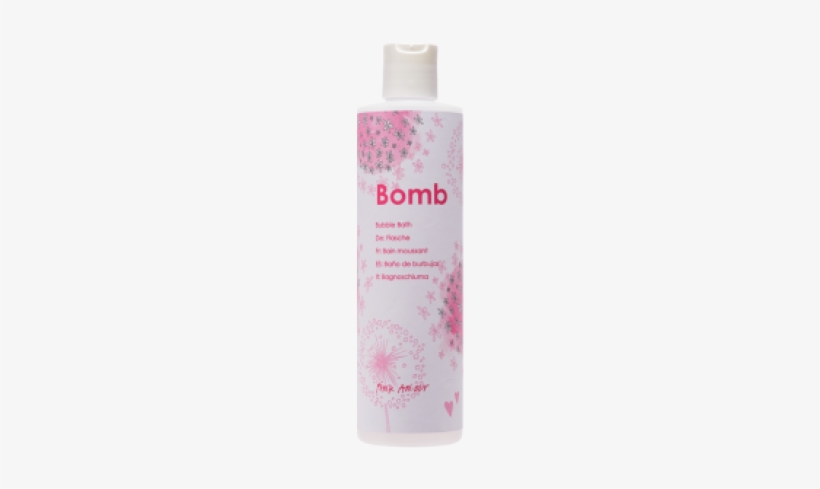 Pink Amour Bubble Bath 300ml - Bomb Cosmetics - Bubble Bath Pink Amour 300ml, transparent png download