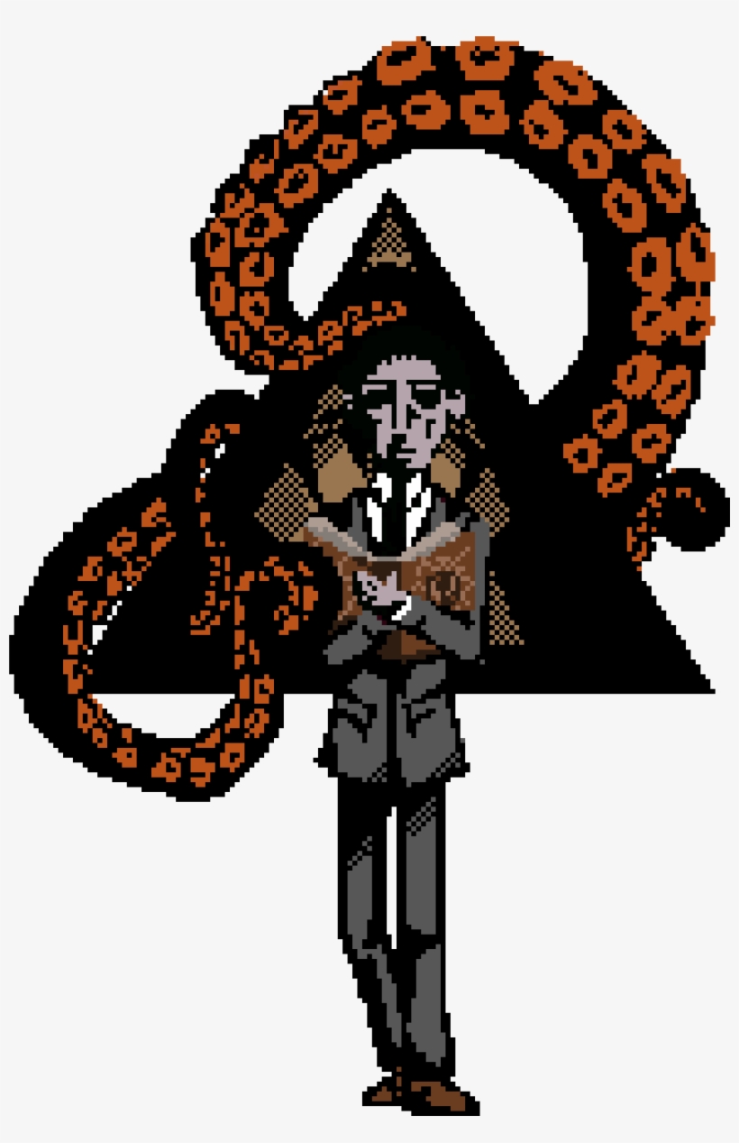Pixel Horror - Lovecraft Portal Pixel Art, transparent png download