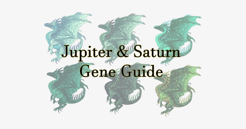 This Guide Is A Showcase Of Jupiter And Saturn On All - Dragon, transparent png download