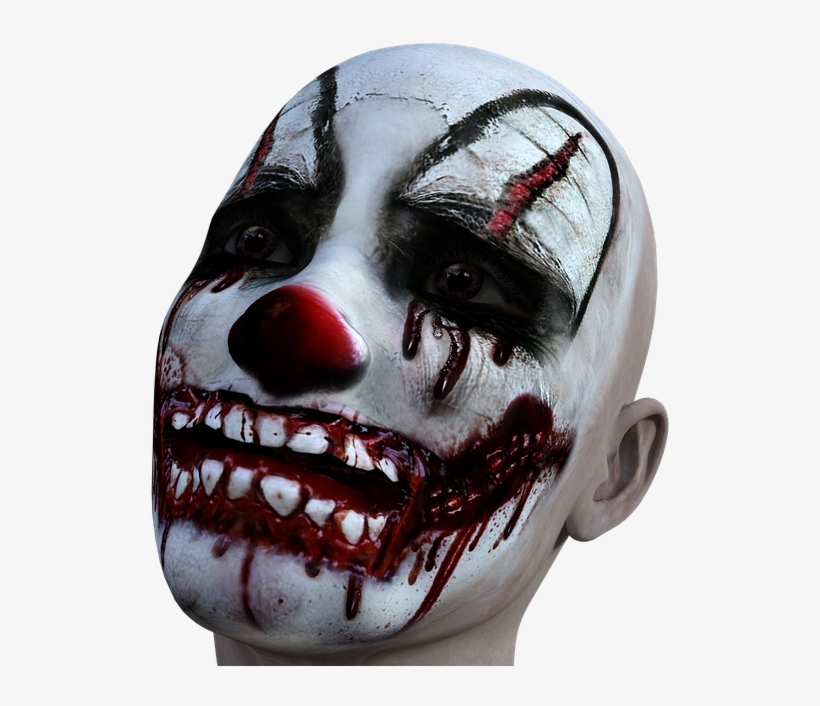 Jpg Freeuse Library Save Png Image - Scary Clown No Background, transparent png download