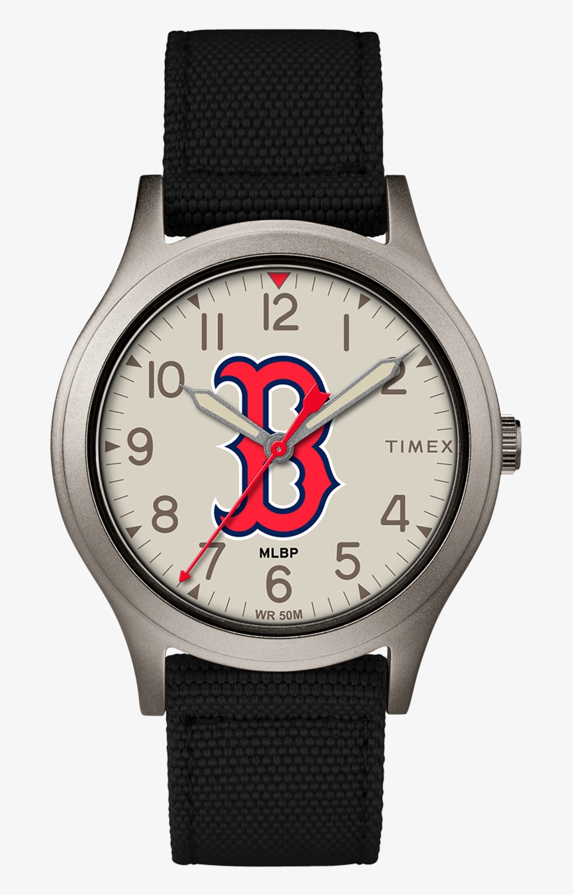 Ringer Boston Red Sox Large - Timex T2n493 Ladies Time Camper Pink Stripe Watch, transparent png download