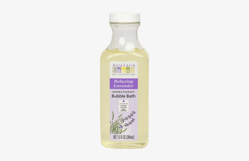 Product - Aura Cacia Aromatherapy Bubble Bath Relaxing Lavender, transparent png download