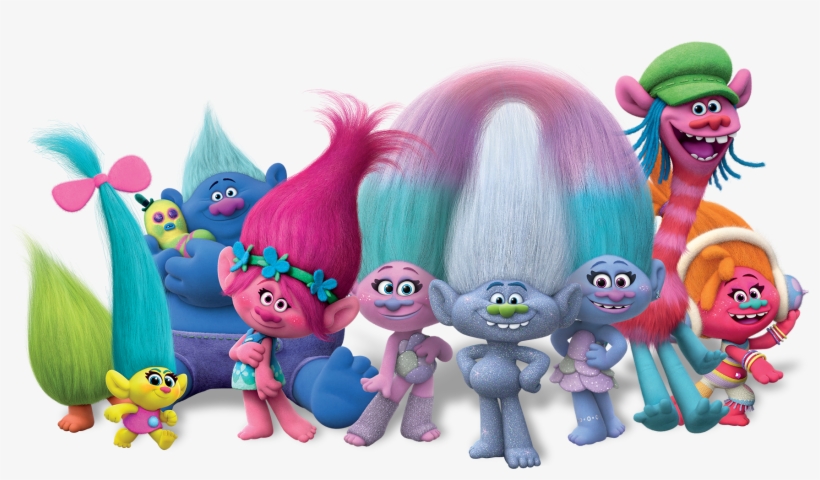 Lessstress Dreamworks Trolls Movie Toy 3 Inches Tall,, transparent png download