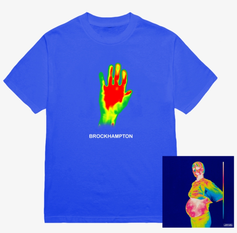 'joba' Handprint Tee Digital Album Bundle - Brockhampton Belt Iridescence, transparent png download