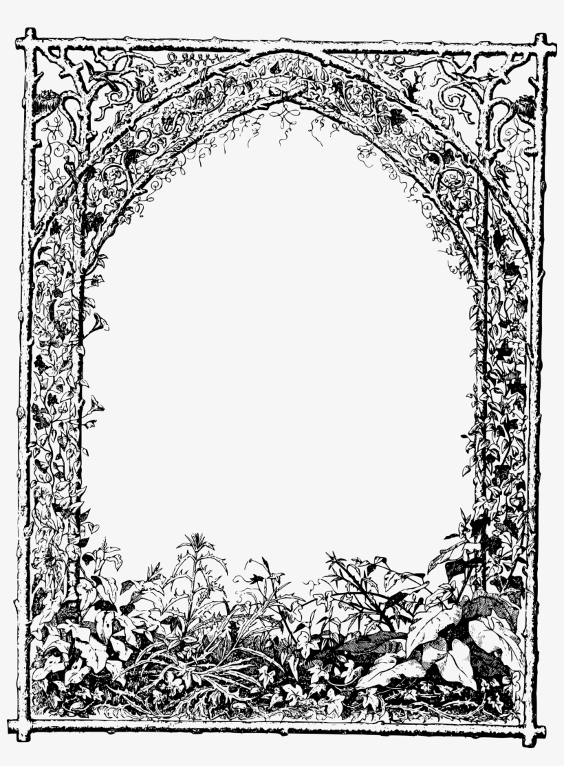 This Free Icons Png Design Of Garden Foilage Frame, transparent png download