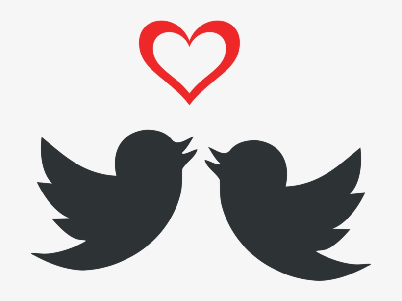 Lovebird Clip Art Heart Can Stock Photo Free Commercial - Clip Art Love Birds, transparent png download