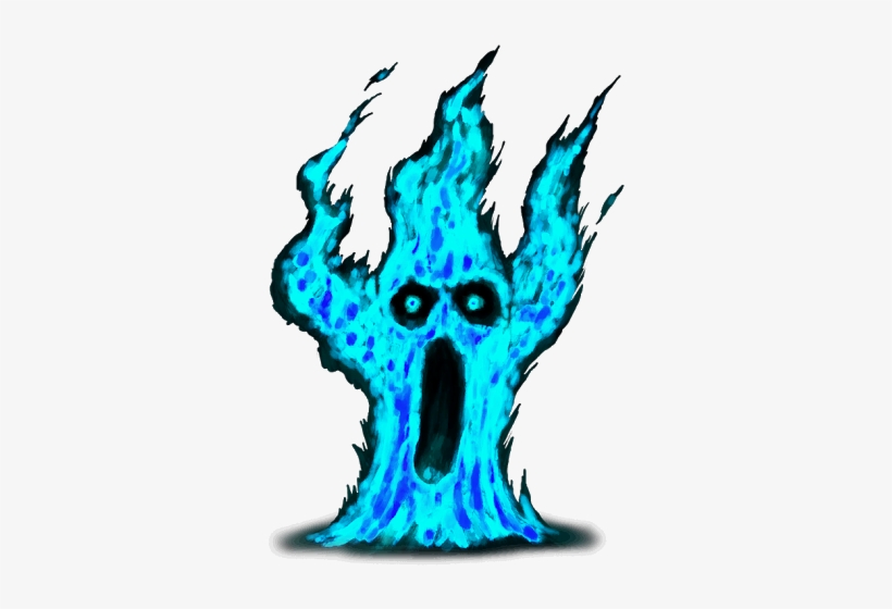 Blue Flame Elemental - Elminage Elemental, transparent png download
