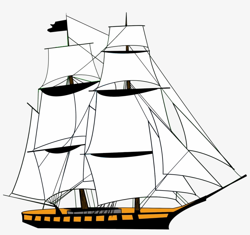 This Free Icons Png Design Of Sailing Ship White, transparent png download