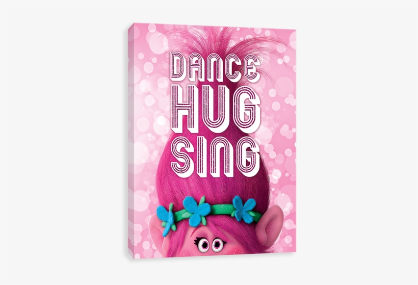 Dance Hug Sing - Dreamworks Trolls: Poppy And The Mane Mania [book], transparent png download