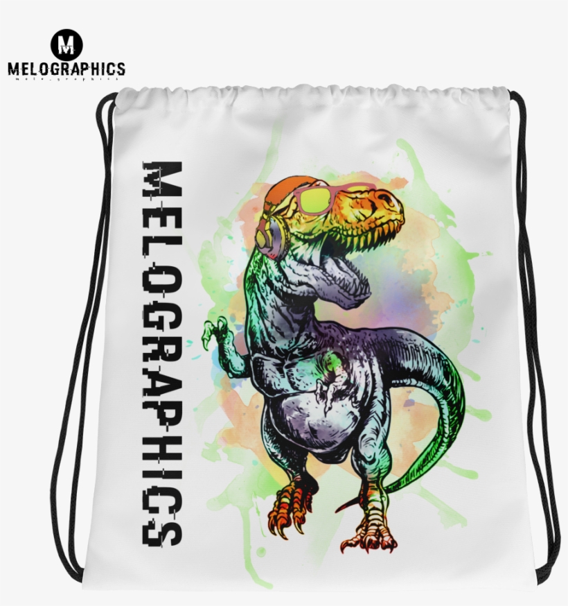 Tye Dye T Rex - Jaz Dinosaur - Large Tote Bag Jurassic Dino Gift Present, transparent png download