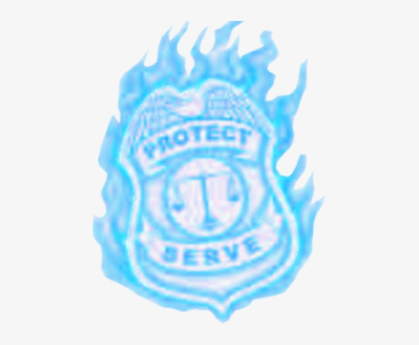 Blue Flames Png Transparent - Emblem, transparent png download