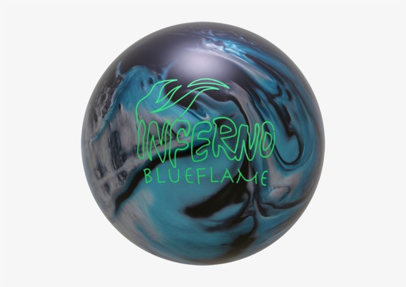 Brunswick Inferno Blue Flame Special Edition - Brunswick Vintage Inferno Bowling Ball Limited Edition-, transparent png download