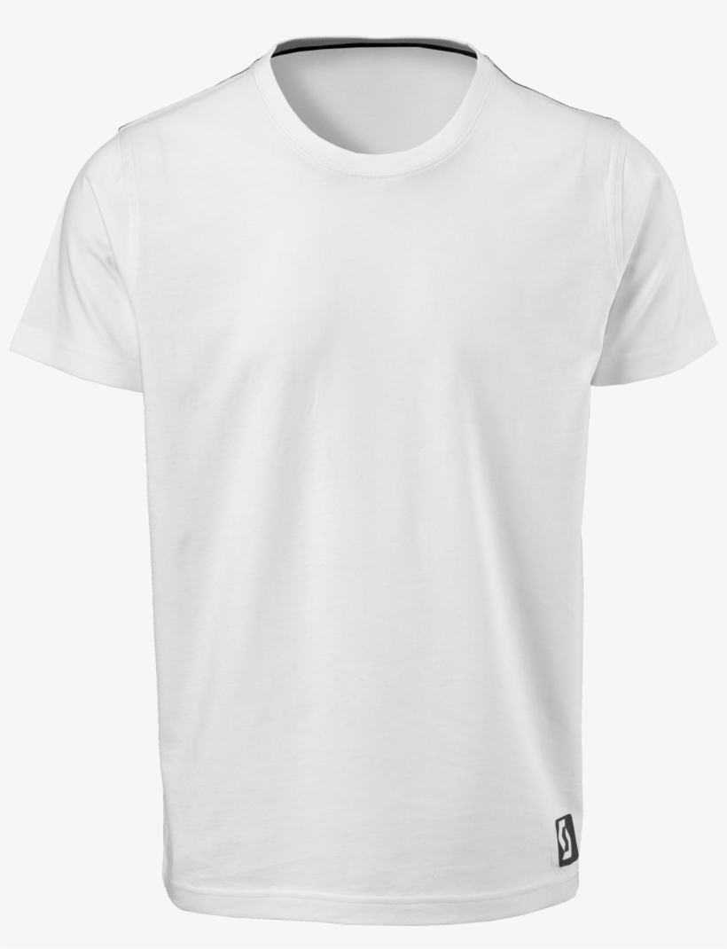 White T-shirt Png Image - White V Neck T Shirt Png, transparent png download