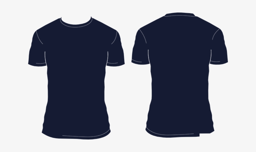 Ultimate Guide To Buying A T-shirt - Navy Blue Shirt Vector, transparent png download