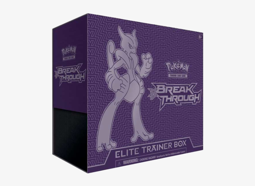 Mega Mewtwo X Ptcgo Code - Pokemon Tcg Xy8 Breakthrough Elite Trainer Box, transparent png download