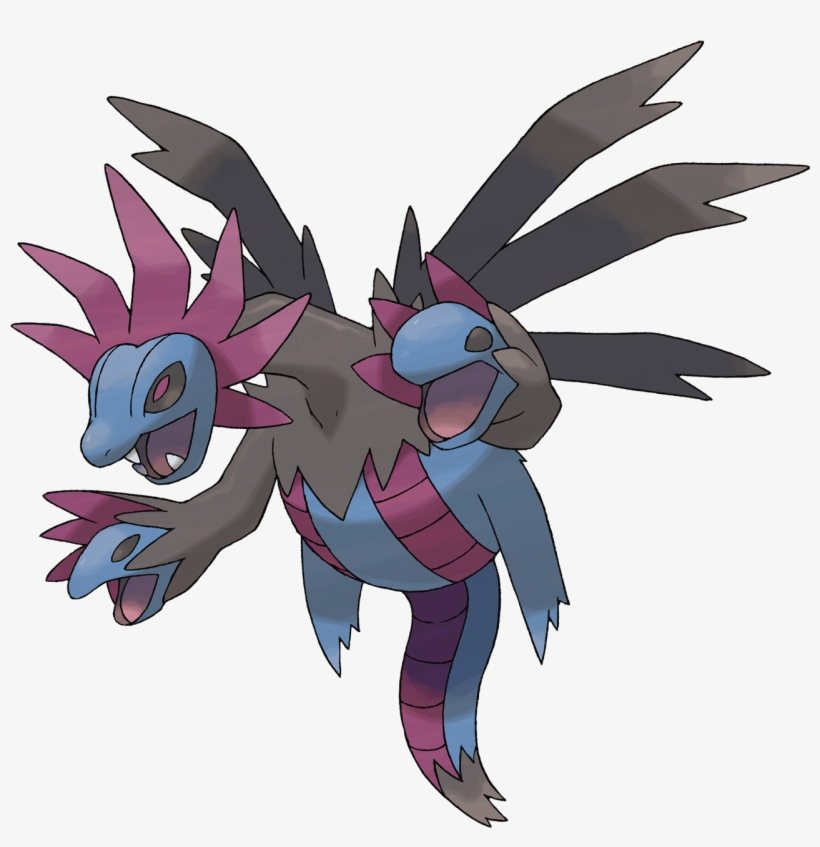 Creating Pokémon Designs And Names - Pokemon Hydreigon, transparent png download
