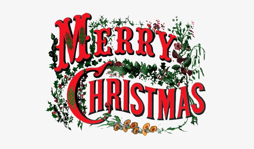 By Mafia Hacks - Victorian Merry Christmas A Vintage Christmas Card, transparent png download