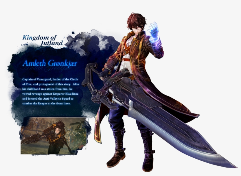 Sega, The Sega Logo And Valkyria Revolution Are Either - Amleth Grønkjær, transparent png download