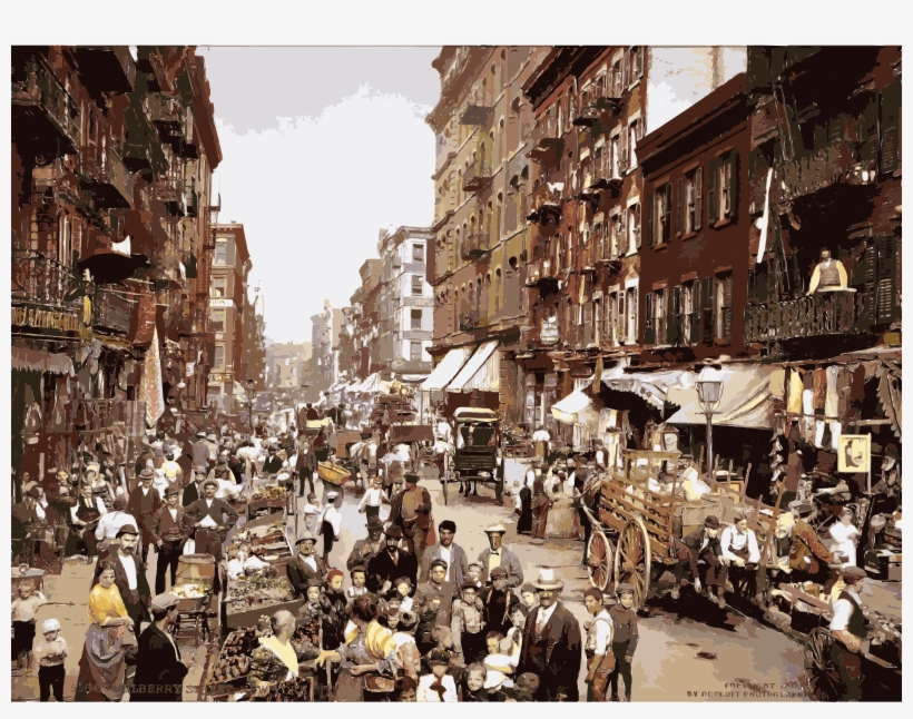 This Free Icons Png Design Of Mulberry Street Nyc C1900, transparent png download