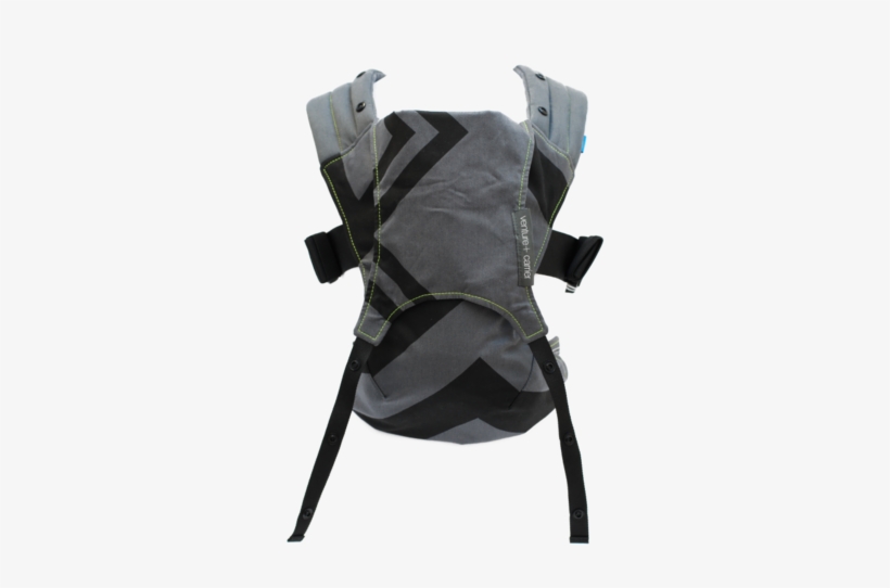Wemademe Venture Toddler Carrier Black Charcoal Zigzag, transparent png download