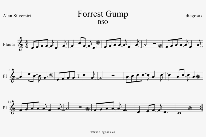 Forrest Gump Flauta F%c3%a1cil 1 1 1, transparent png download