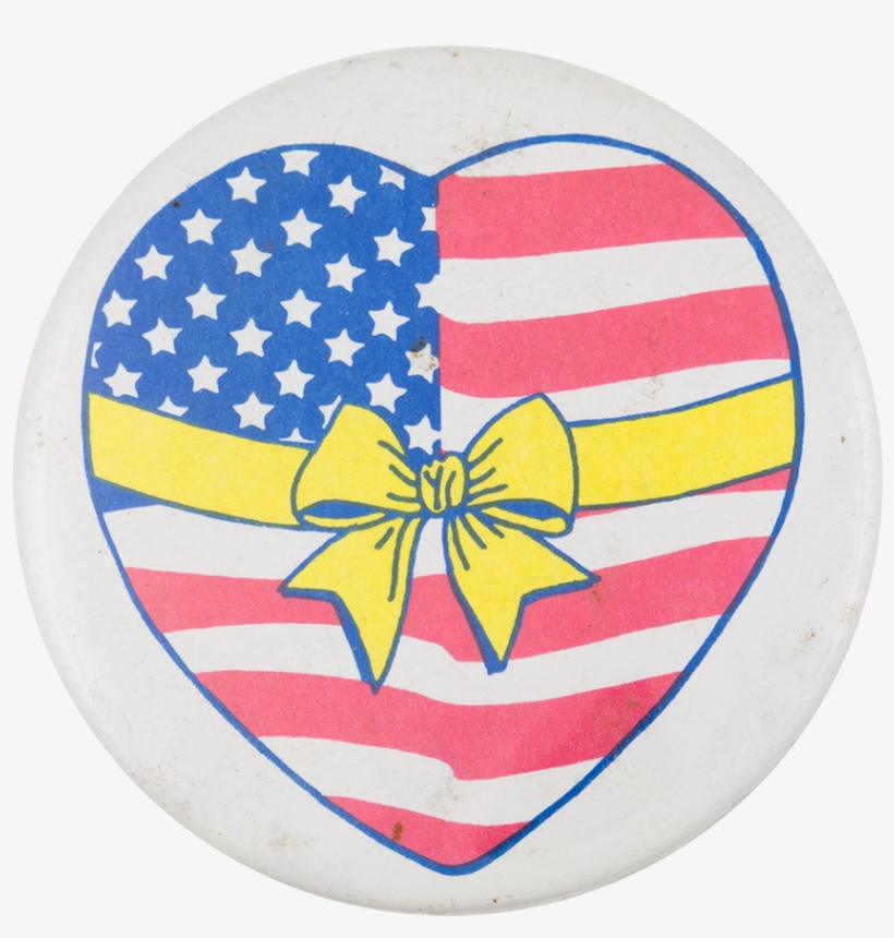 American Flag Heart, transparent png download