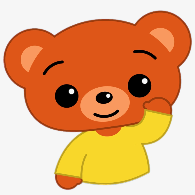 Bam The Bear Waving, transparent png download