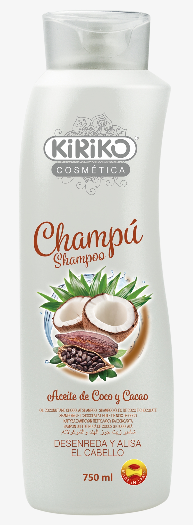 Shampoos Coconut And Cocoa Oil Shampoo, transparent png download