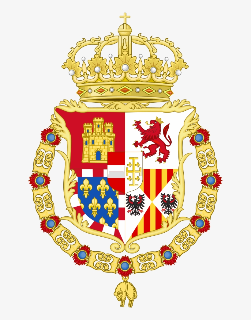 Lesser Coat Of Arms Of Charles V Of Naples And Iii, transparent png download