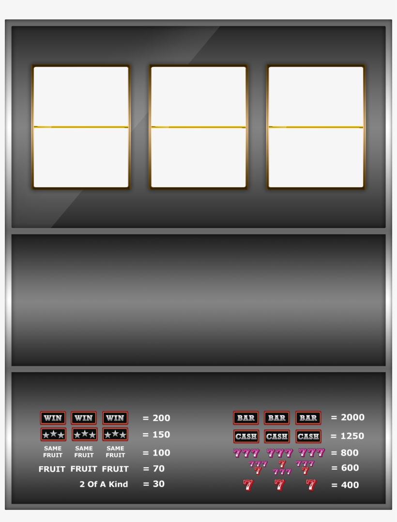 Slot Machine Png, transparent png download