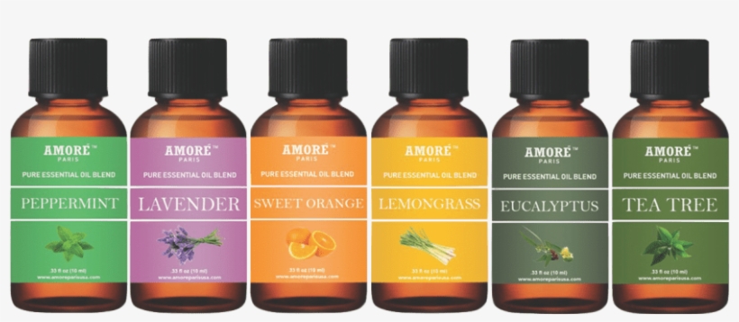 Amore Essential Oil Gift Set With Top 6 Blends, transparent png download