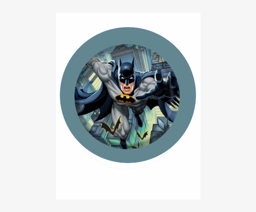 Batman Round Cake Topper, transparent png download