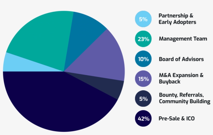 An Example Of A Relatively Healthy Token Allocation, transparent png download