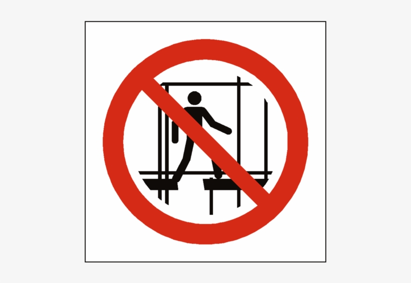 Do Not Use Incomplete Scaffold Symbol Label, transparent png download