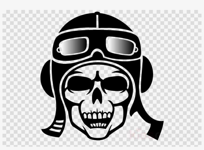 Skull Pilot Png Clipart Skull Clip Art, transparent png download