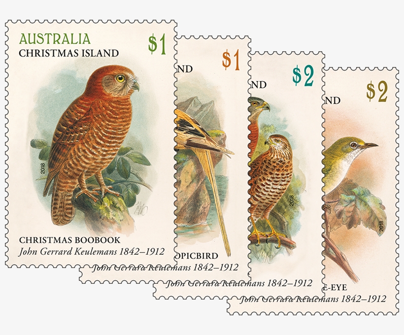 Set Of The Art Of John Gerrard Keulemans Stamps, transparent png download