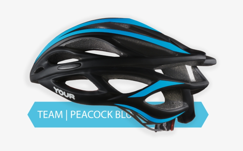 Your Helmets Team Black 00 Left Peacock Blue, transparent png download
