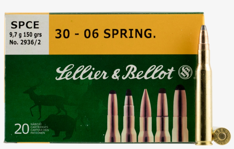 Sellier & Bellot Sb3006c Rifle Hunting 30-06 Springfield, transparent png download