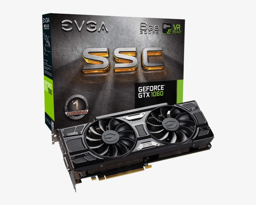 Evga 06g P4 6267 Kr Geforce Gtx 1060 Ssc Gaming, 06g, transparent png download