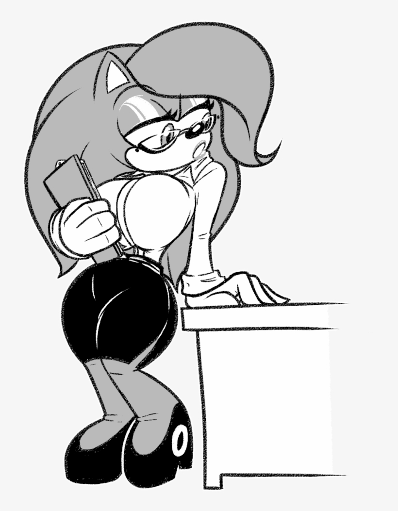 Secretary Drawing Black And White, transparent png download