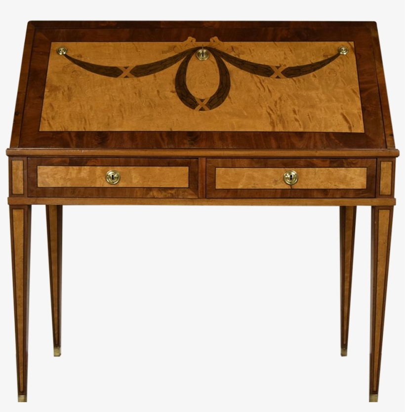 Charming 1960s Drop Front Secretary In Louis Xvi Style, transparent png download